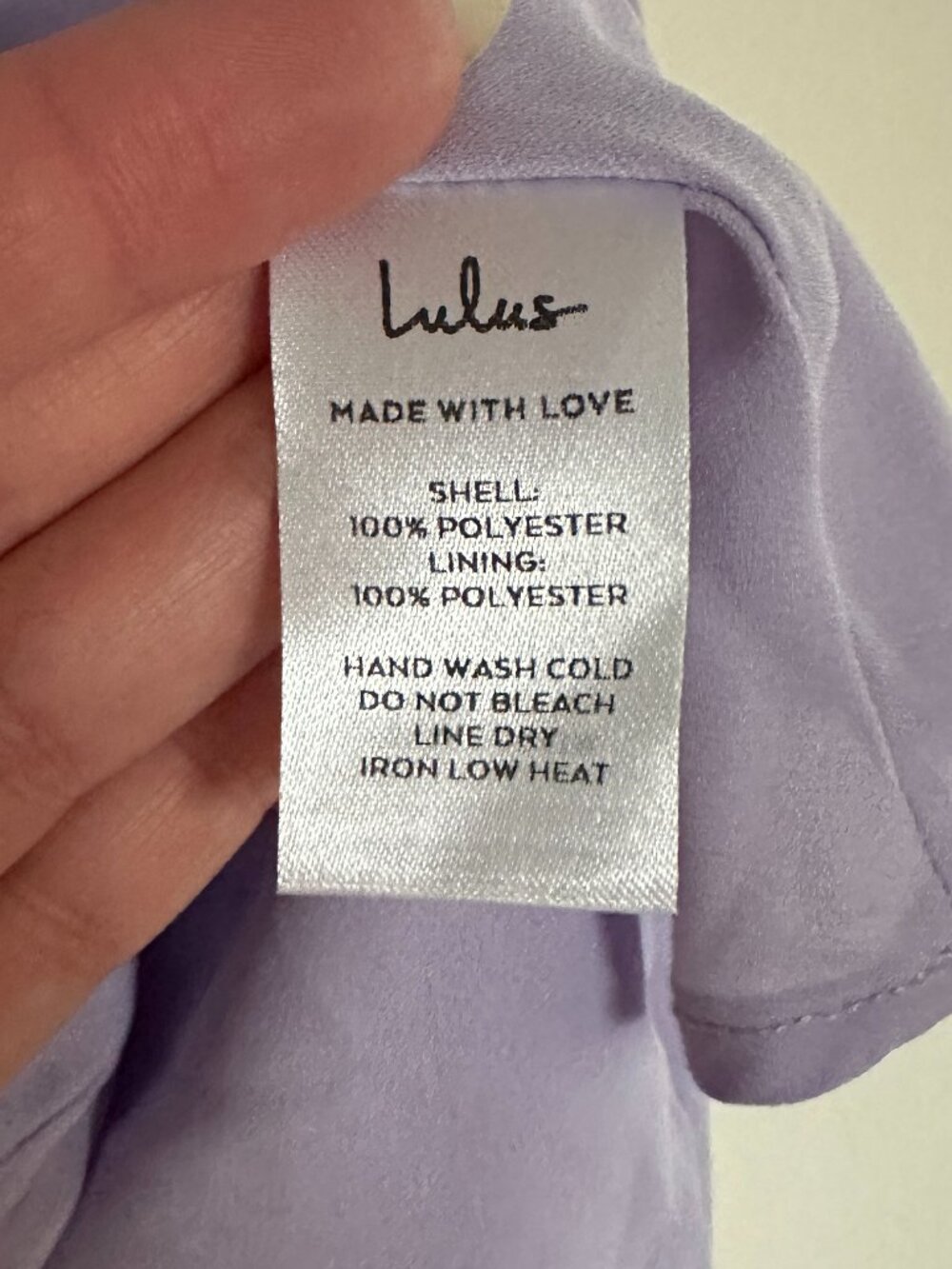 Lulus High Low Lavender Dress - Picture 3 of 4